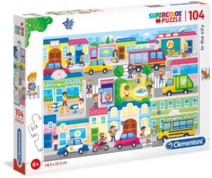 Пъзел Clementoni от 104 части - В града