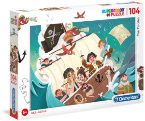 Пъзел Clementoni от 104 части - Пиратите