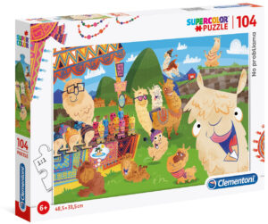 Пъзел Clementoni от 104 части - No probLlama