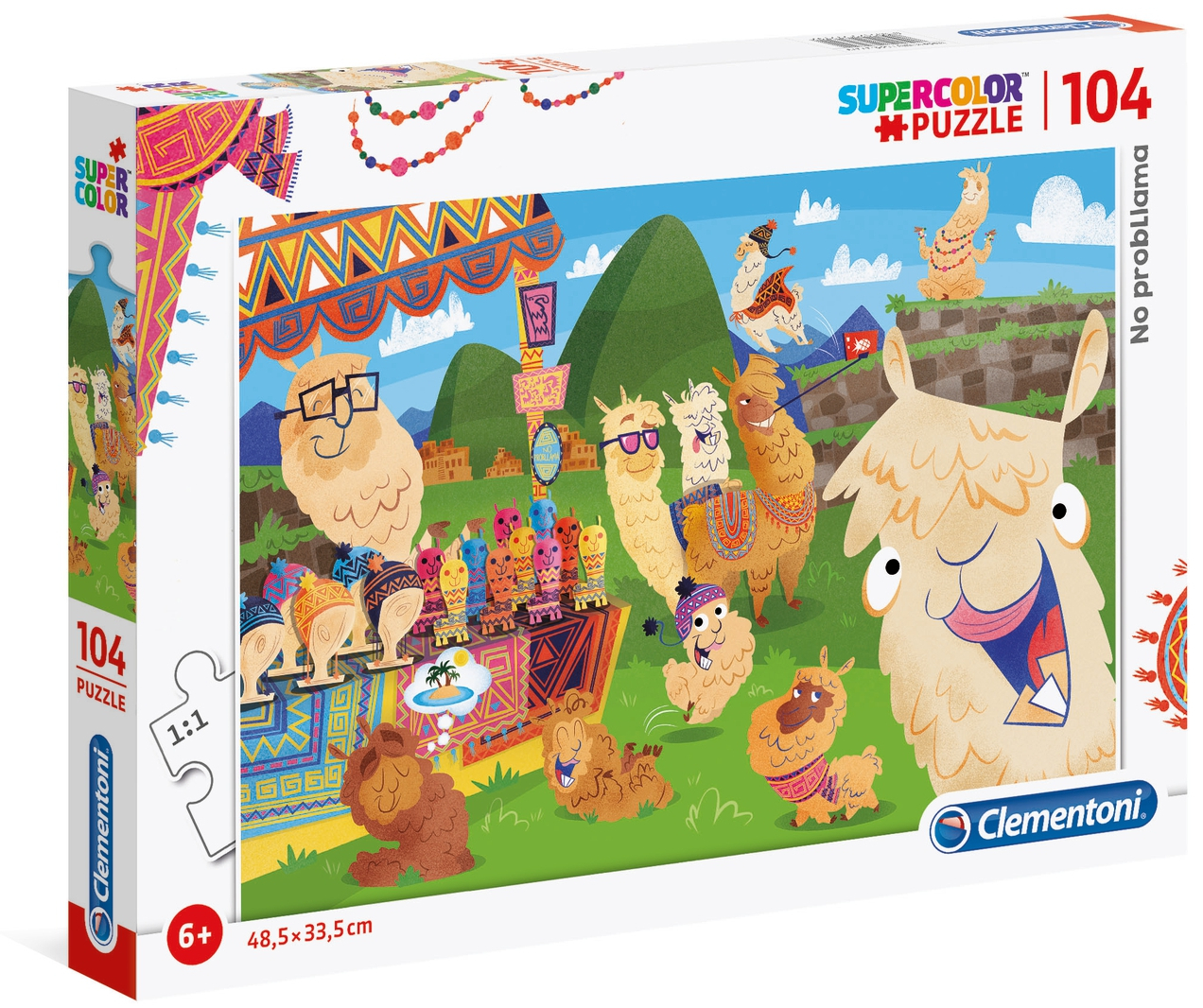 Пъзел Clementoni от 104 части - No probLlama