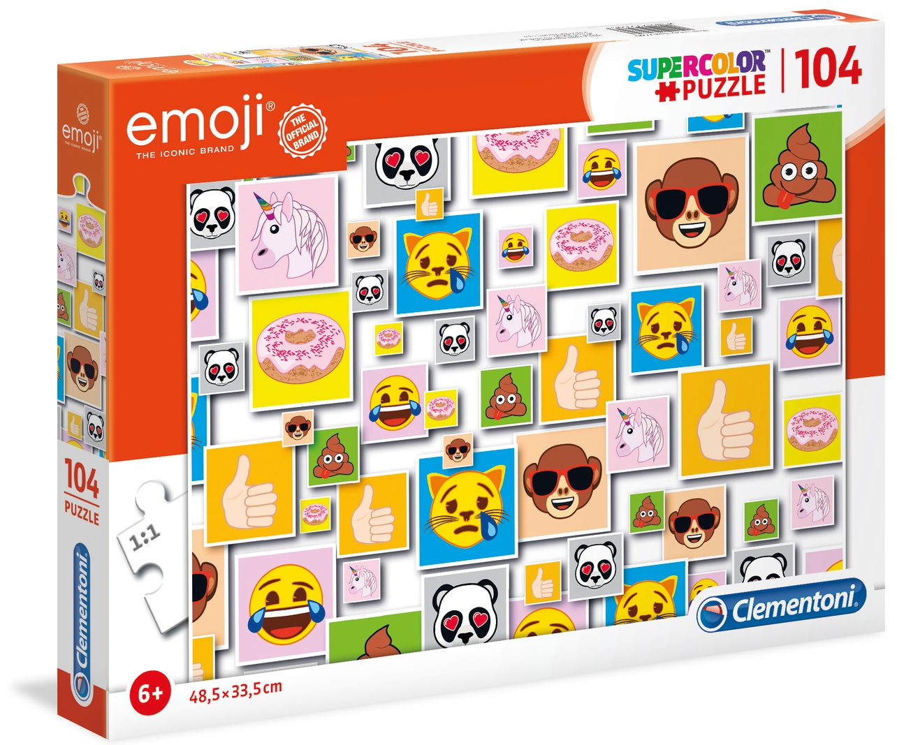 Пъзел Clementoni от 104 части - Емоджи