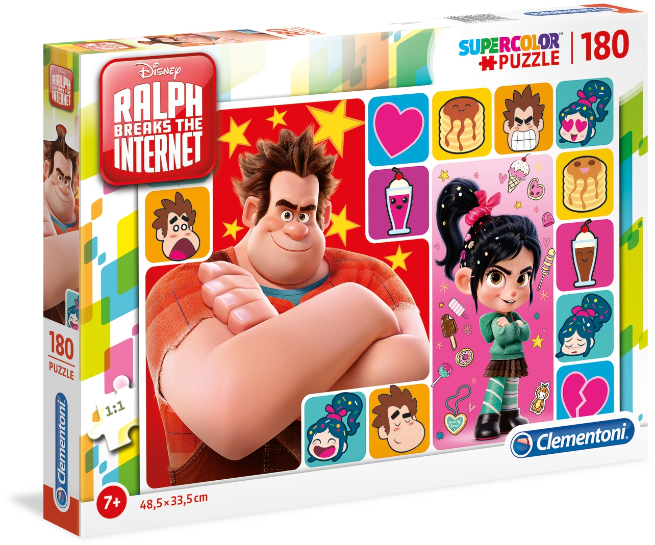 Пъзел Clementoni от 180 части - Ралф разбива интернет