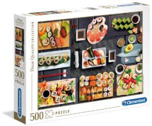 Пъзел Clementoni от 500 части - Суши, Андрю Фарли