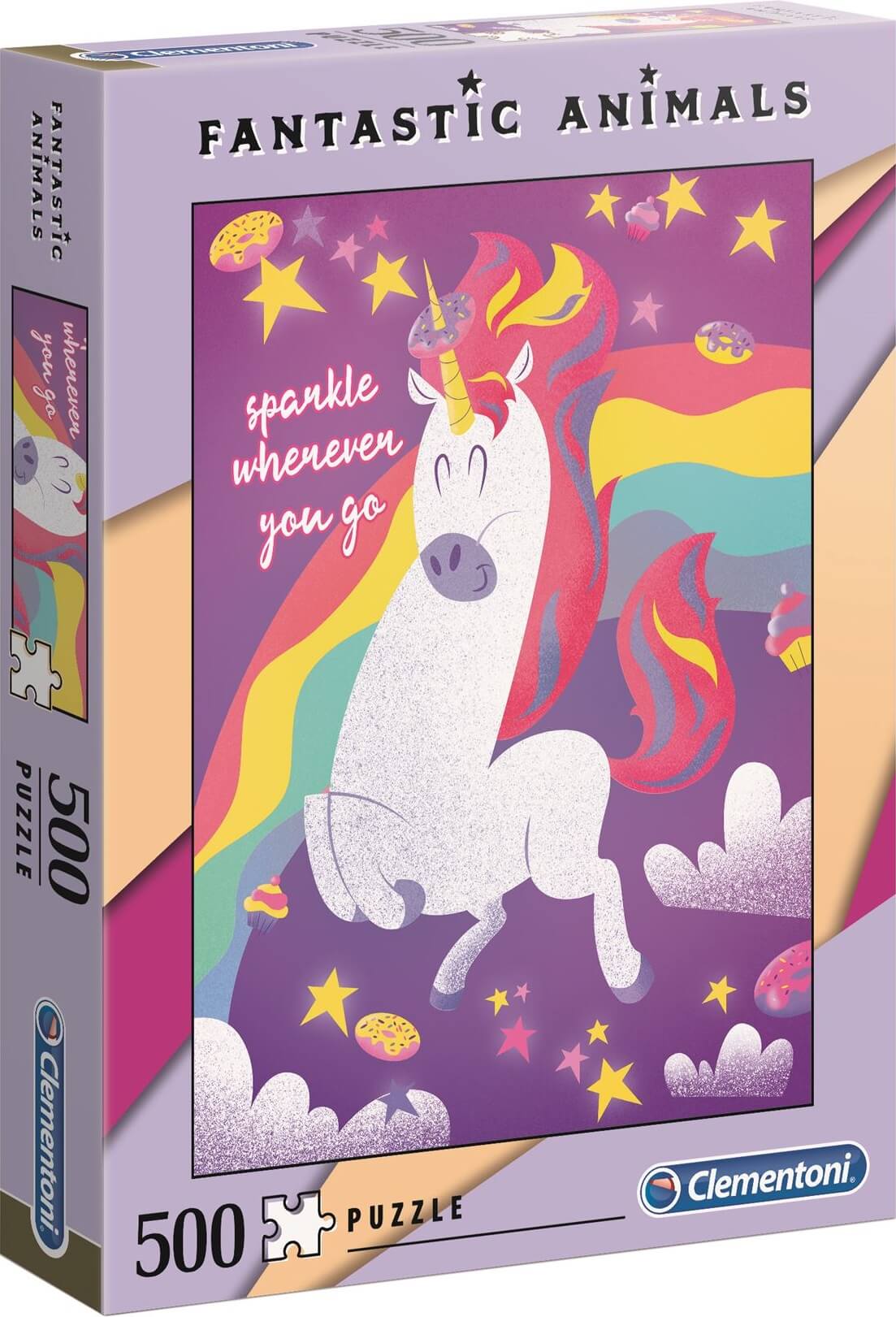 Пъзел Clementoni от 500 части - Еднорог