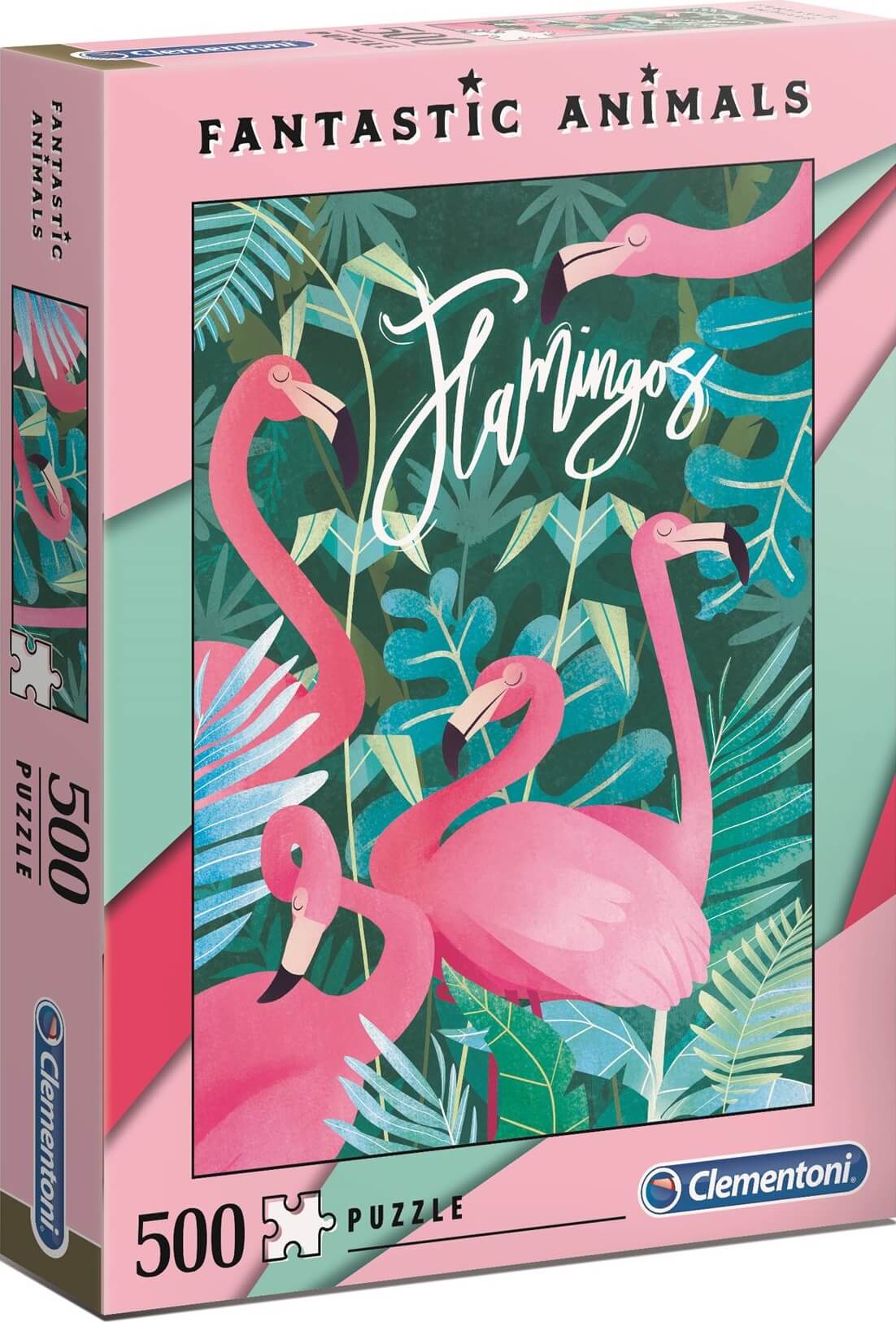 Пъзел Clementoni от 500 части - Фламинго