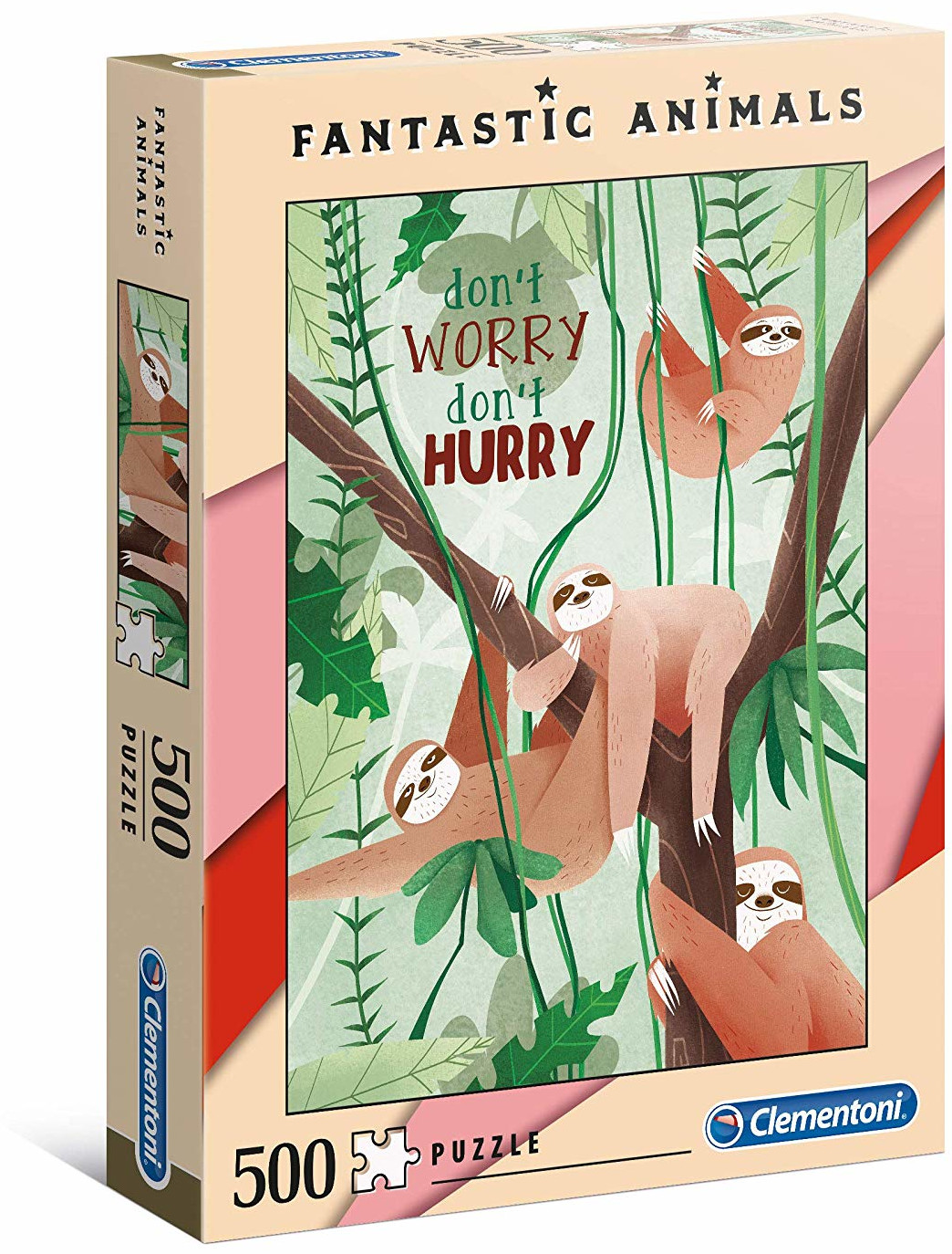 Пъзел Clementoni от 500 части - Ленивци