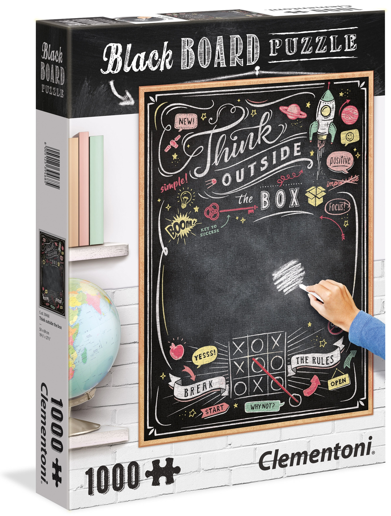 Пъзел Clementoni от 1000 части - Мисли извън кутията