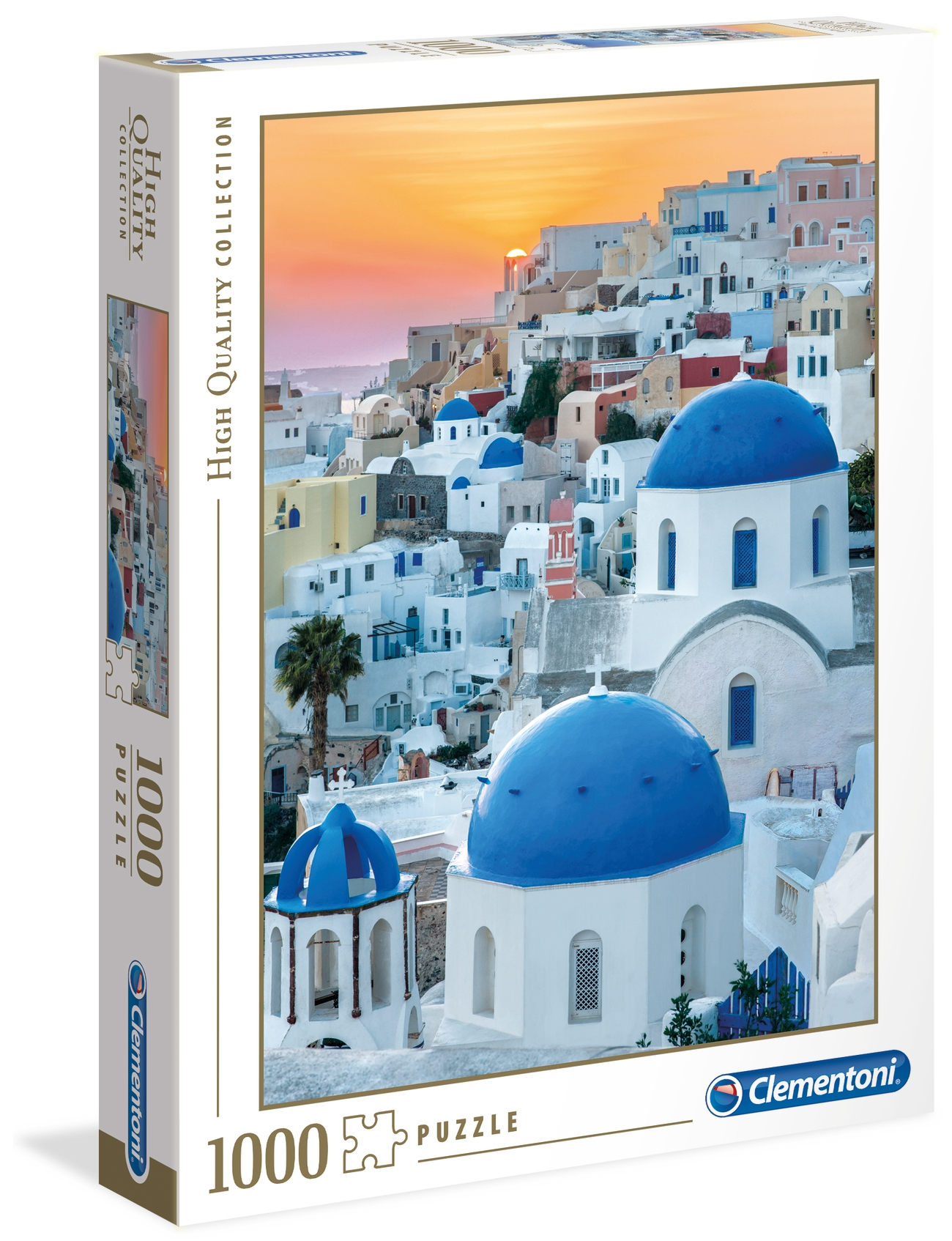 Пъзел Clementoni от 1000 части - Санторини