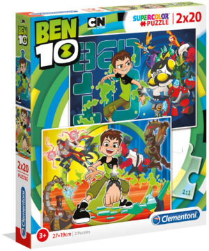 Пъзел Clementoni от 2 x 20 части - Бен 10