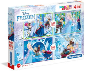 Пъзел Clementoni 4 в 1 - Замръзналото кралство