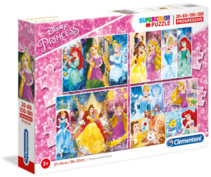 Пъзел Clementoni 4 в 1 - Принцеси