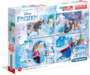 Пъзел Clementoni 4 в 1 - Замръзналото кралство