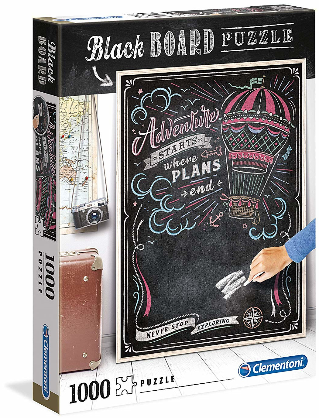 Пъзел Clementoni от 1000 части - Никога не спирай да изследваш