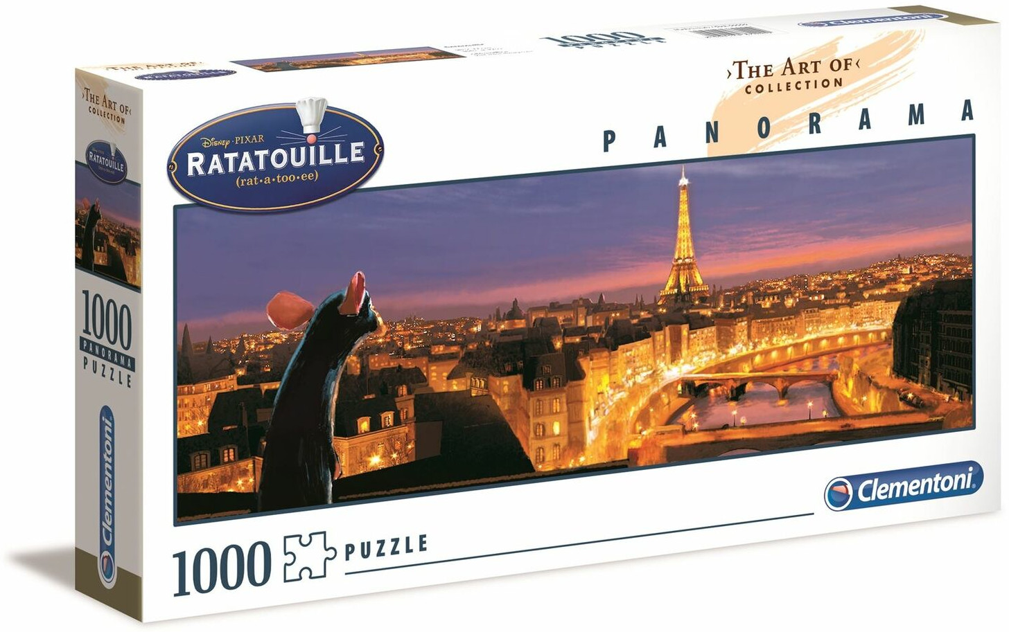 Панорамен пъзел Clementoni от 1000 части - Рататуй