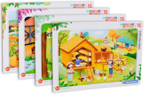 Пъзел Clementoni от 15 части - Фермата, асортимент