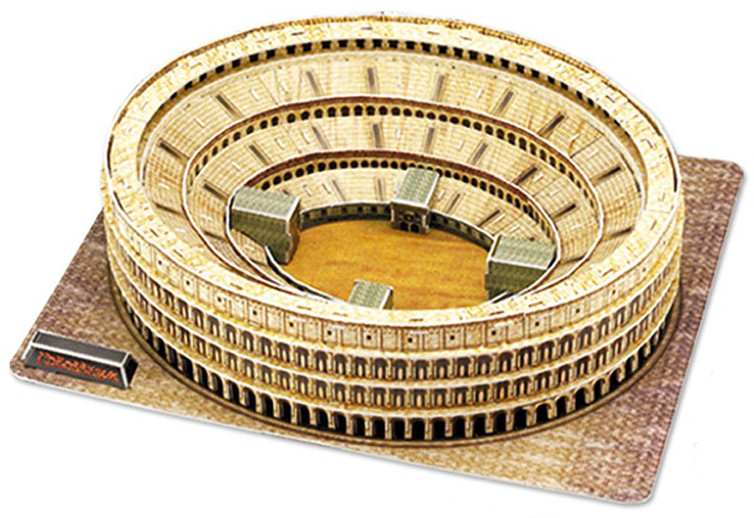 3D пъзел Cubic Fun от 84 части - Colosseum