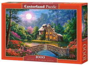 Пъзел Castorland от 1000 части - Къщичка на лунна светлина