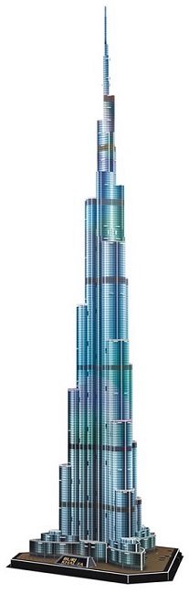 3D Пъзел Cubic Fun от 136 части – Burj Khalifa