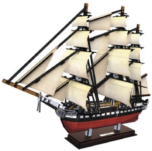 3D Пъзел Cubic Fun от 193 части - Кораб USS Constitution