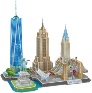 3D Пъзел Cubic Fun от 123 части - City Line New York City