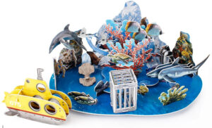 3D Пъзел Cubic Fun от 63 части - Подводно приключение