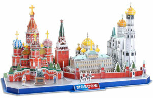 3D Пъзел Cubic Fun от 204 части - City Line Moscow
