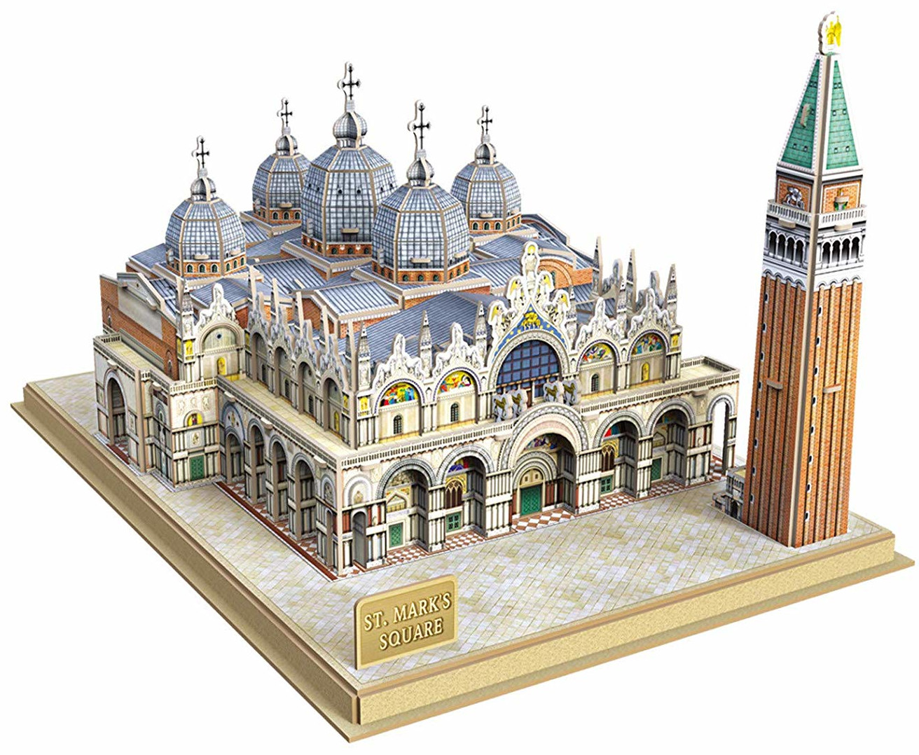 3D Пъзел Cubic Fun от 107 части - Venice St Mark's Square