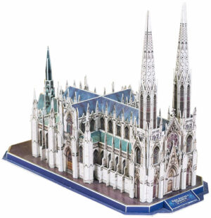 3D Пъзел Cubic Fun от 117 части - St.Patrick's Cathedral