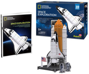 3D Пъзел Cubic Fun от 65 части - Космическа совалка Space Exploration