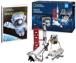 3D Пъзел Cubic Fun от 80 части - Космическа мисия Space Mission