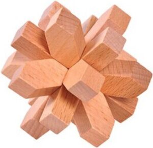 Дървен 3D пъзел Johntoy - Главоблъсканица, вид 3