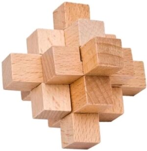 Дървен 3D пъзел Johntoy - Главоблъсканица, вид 5