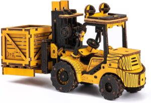 Дървен 3D пъзел ROKR от 139 части - Мотокар