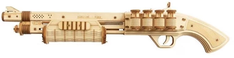 Дървен 3D пъзел Robo Time от 170 части - Терминатор M870