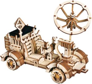 Дървен 3D пъзел Robo Time от 175 части - Rambler Rover