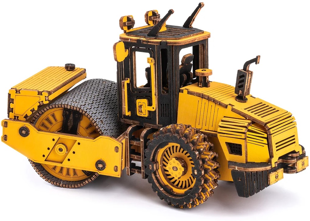 Дървен 3D пъзел Robo Time от 225 части - Валяк