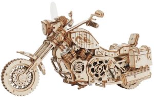 Дървен 3D пъзел Robo Time от 420 части - Мотор Круизър