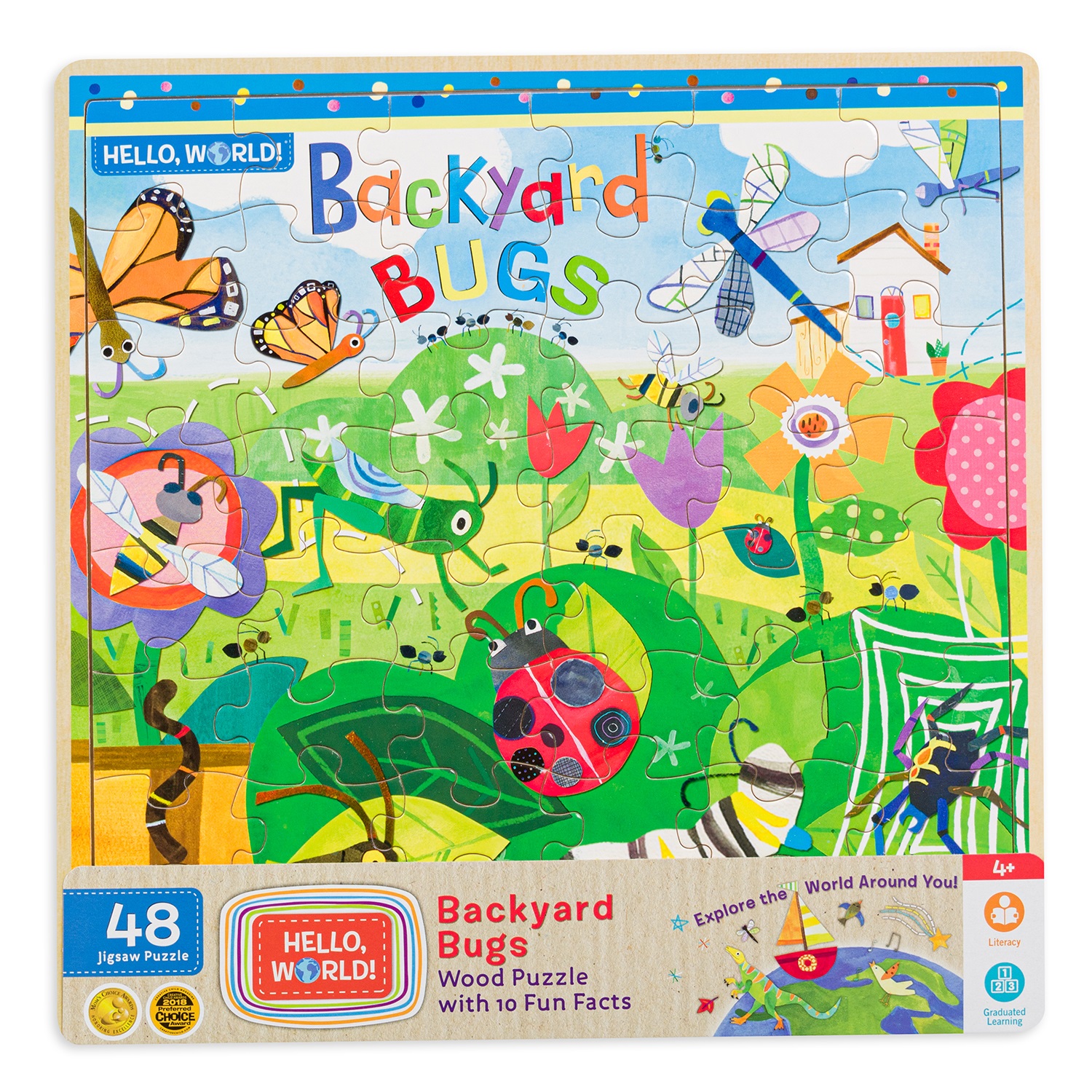 Дървен пъзел Master Pieces от 48 части - Забавления на двора