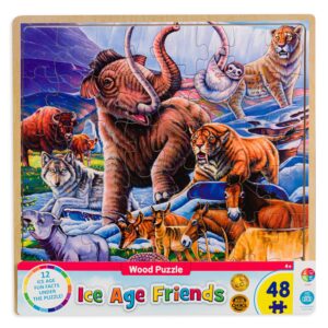 Дървен пъзел Master Pieces от 48 части - Животни
