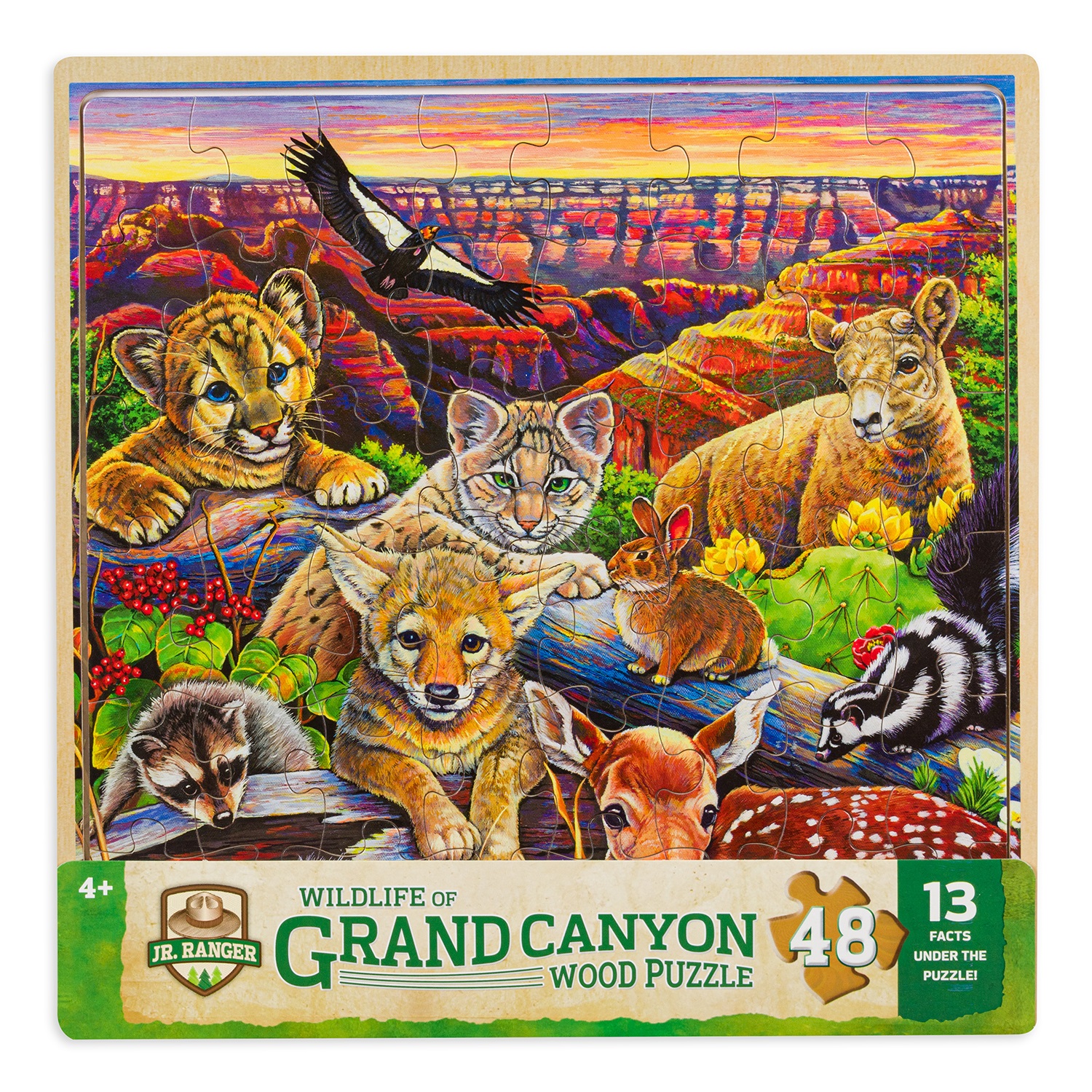 Дървен пъзел Master Pieces от 48 XXL части - Гранд Каньон