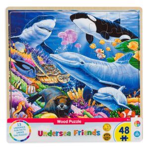 Дървен пъзел Master Pieces от 48 XXL части - Приключения под вода