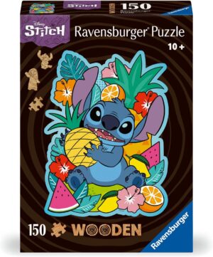 Дървен пъзел Ravensburger от 150 части - Disney: Стич