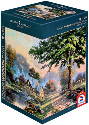 Дървен пъзел Schmidt от 1000 части - По-прости времена