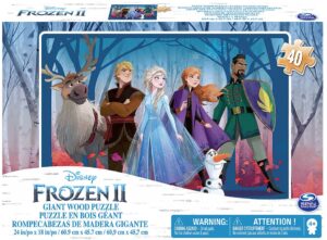 Дървен пъзел Spin Master от 40 XXL части - Замръзналото кралство