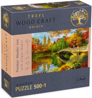 Дървен пъзел Trefl от 500+1 части - Сентрал Парк, Ню Йорк