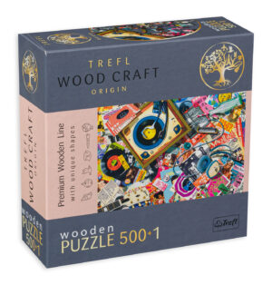 Дървен пъзел Trefl от 500+1 части - В света на музиката