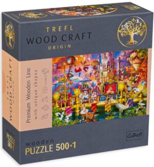 Дървен пъзел Trefl от 500+1 части - Вълшебен свят