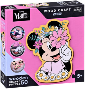 Дървен пъзел Trefl от 50 части - В света на Мини