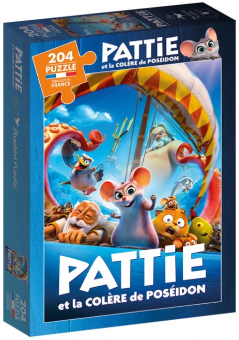 Детски пъзел Bluebird от 204 XXL части - Пати и гневът на Посейдон