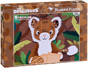 Детски пъзел Bluebird от 204 XXL части - Тигърът Спекулос